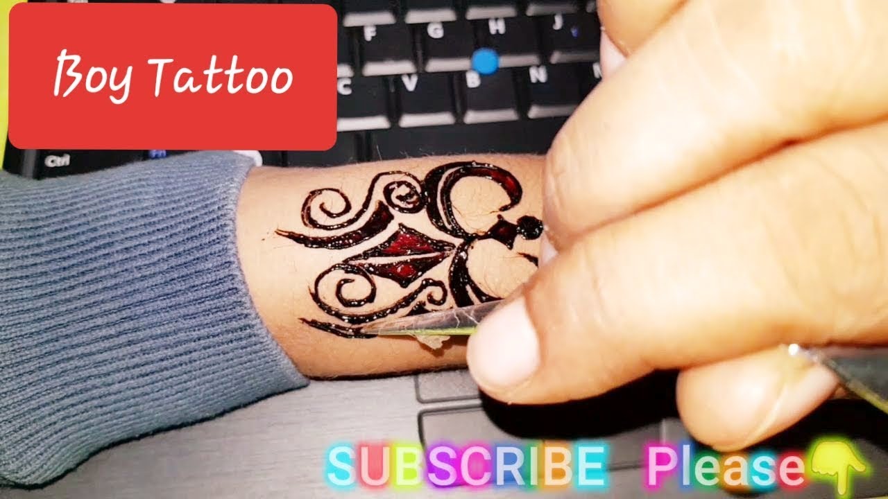 Share 89 about mehndi design for boy hand tattoo super cool  indaotaonec