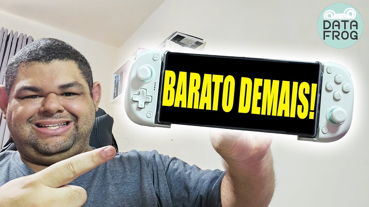 DATA FROG X3 é MELHOR CONTROLE BARATO PARA CELULAR! COMPATÍVEL ATÉ COM SWITCH 1 E 2!