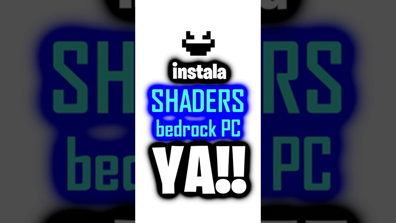 🌮👽🍸INSTALA SHADERS en Minecraft BEDROCK PC👽👌 