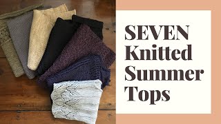 7 KNITTED SUMMER TOPS  a Mel Makes Stuff review