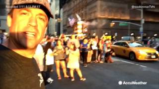 Manhattanhenge 2016 turns New York City streets fiery...