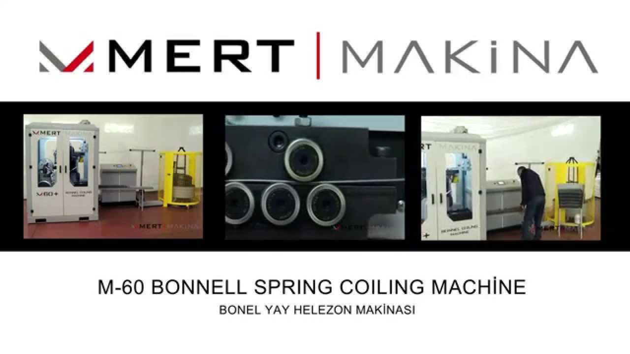 Bonnell Spring Coiling Machine - YouTube