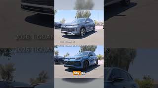 2026 Volkswagen Tiguan SE Vs Tiguan SE R-Line Black | Split Screen Comparison