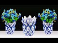 Plastic Spoon flower vase | Best out of waste | Ide kreatif sendok plastik | plastic spoon craft ide