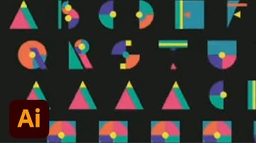 How To Create Your Own Font | Illustrator Typography Challenge | Adobe Creative Cloud