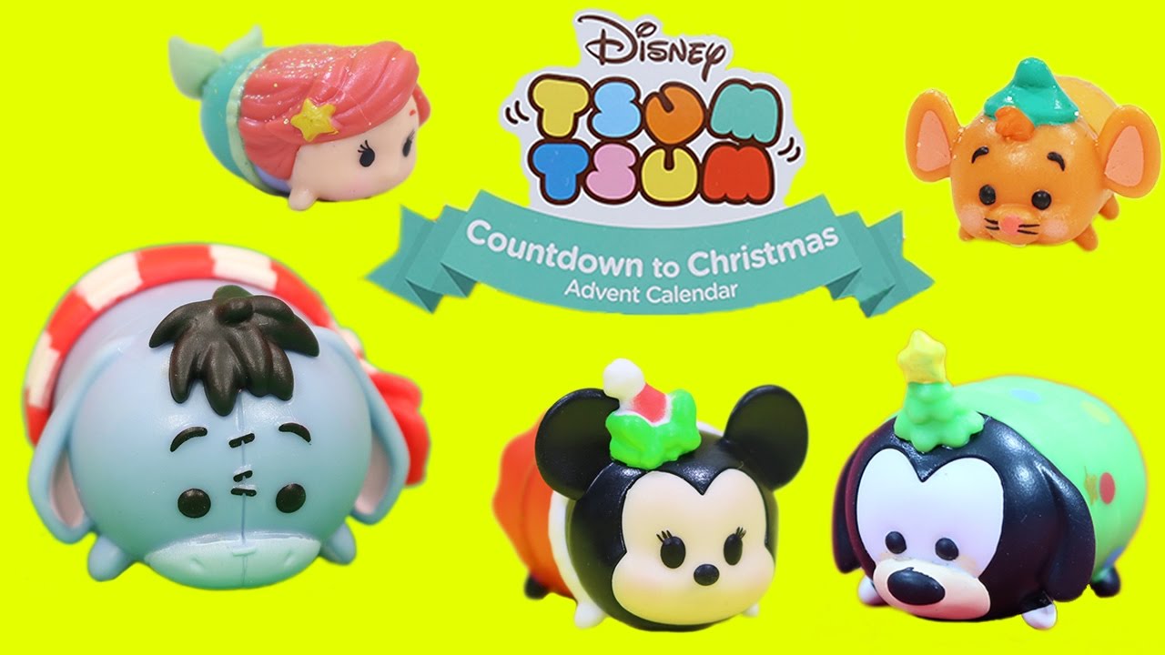 surprise egg toys Disney Tsum Tsum Countdown to Christmas Advent Calendar! Part 20