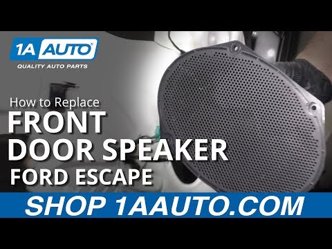 How to Replace Front Door Speaker 08-12 Ford Escape