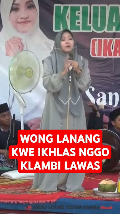 Ustadzah Mumpuni - WONG LANANG IKHLAS #mumpunihariini #tegal #lanangan #sarungbhs #kaospartai