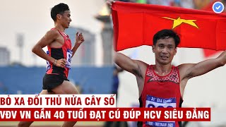 Bỏ xa đối thủ nửa cây số, VĐV gần 40 tuổi Việt Nam lập kỷ lục siêu đẳng tại SEA Games