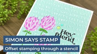 Offset stamping through a stencil | Simon Says Stamp by Jessica Vasher Designs 339 views 2 months ago 7 minutes, 59 seconds