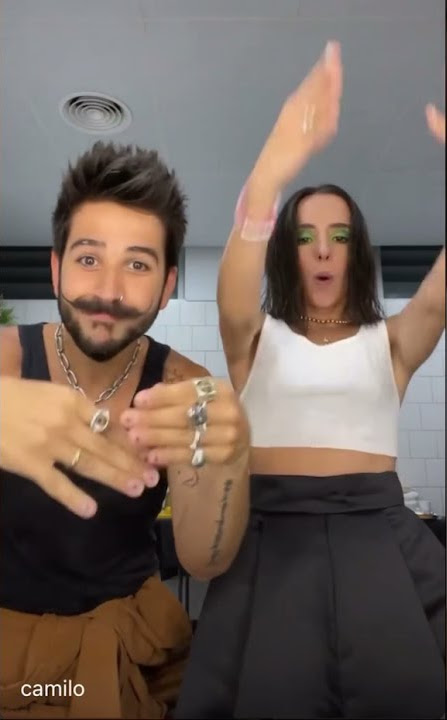 Camilo y Eva Luna bailando Kesi Remix