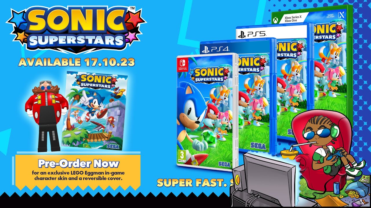 Sonic Superstars Digital Deluxe To Include Prototype Rabbit Skin, Mecha  Sonic, LEGO Fun Pack - Games - Sonic Stadium