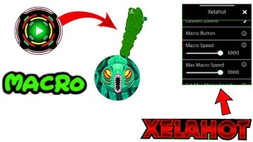 NEW MACRO BUTTON + XELAHOT MOD - SERVER DESTRUCTION(AGAR.IO MOBILE)
