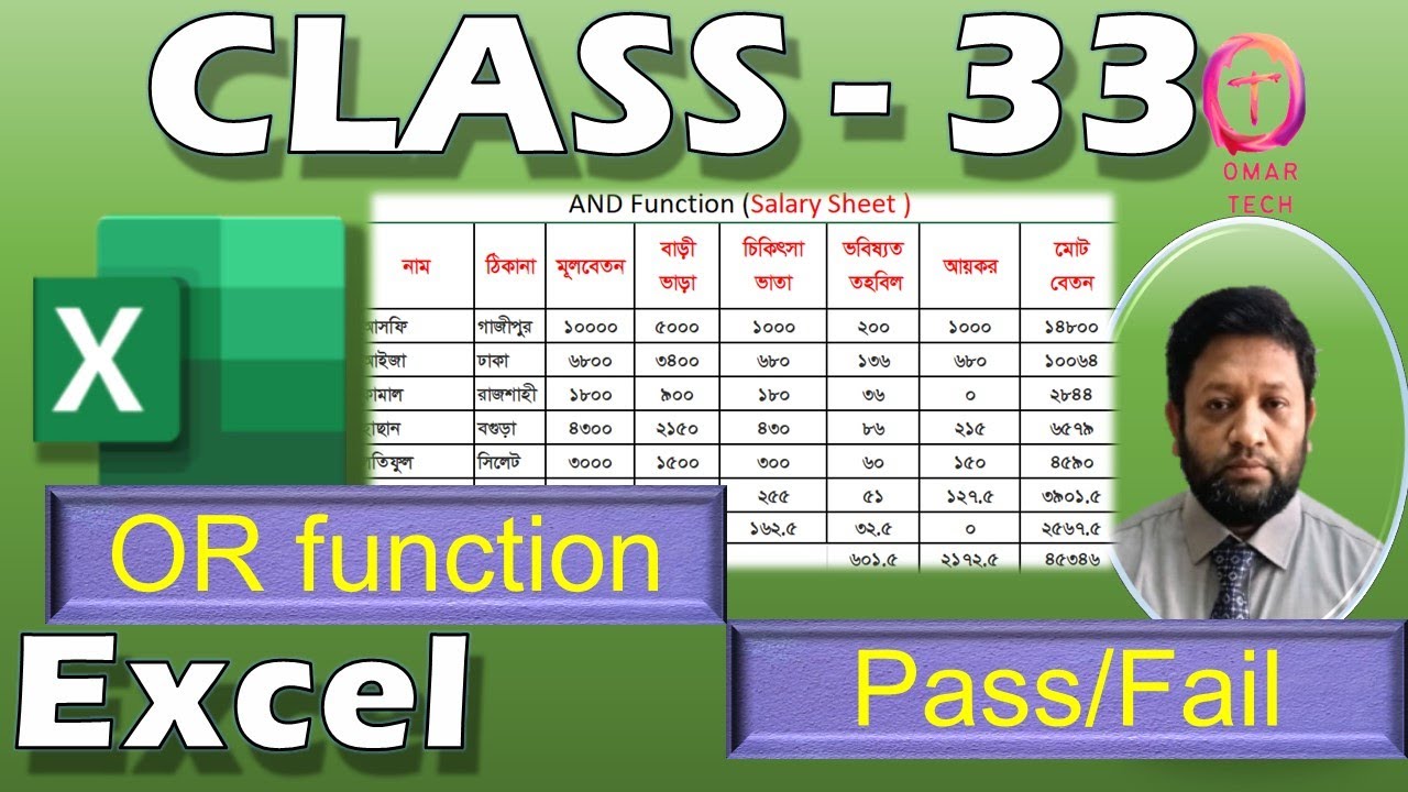 Pass and fail function.