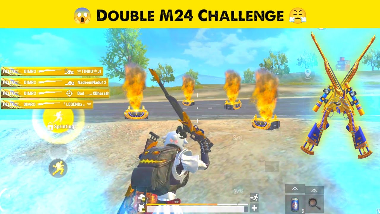 PUBG Lite Double M24 Challenge | PUBG Mobile Lite Solo vs Squad Gameplay | BGMI Lite – LION x GAMING