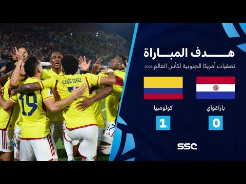 التصفيات الأمريكية المؤهلة لكأس العالم I منتخب كولومبيا يفوز 1 - 0 على باراغواي.. شاهد الهدف