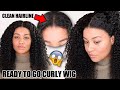 Beginner Friendly | Ready To Go Curly Wig DETAILED Install + Defined Curls | Ft. Alipearl Hair