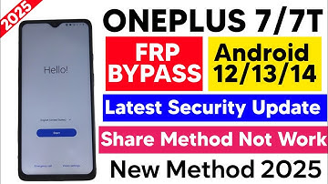 Oneplus 7 Frp Bypass/New Trick 2025/All Oneplus Android 11/12/13 Frp Bypass (No Need Pc)/Gsm Devil