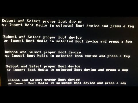 Bilgisayar Açılmıyor Reboot and Select Proper Boot Device or Insert Boot Media in Selected Boot Devi | Foci