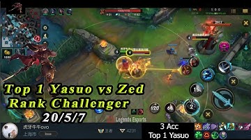 Yasuo Tốc chiến | Học cách trao đổi khi đi đường và múa trong combat cùng ng sở hữu 3 Acc Top1 Yasuo