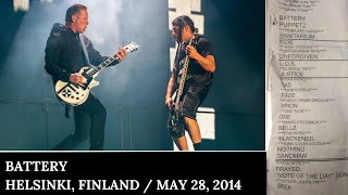Metallica - Battery (Helsinki, Finland - May 28, 2014) [Multicam by MetLiveHD]