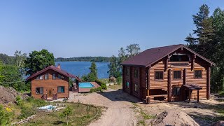 Загородный комплекс с живописным видом на Ладожское озеро | Видеосъемка недвижимости