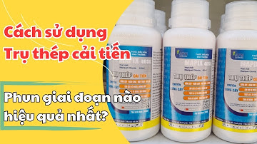 Cách sử dụng Trụ thép cải tiến chống đỗ ngã cho lúa