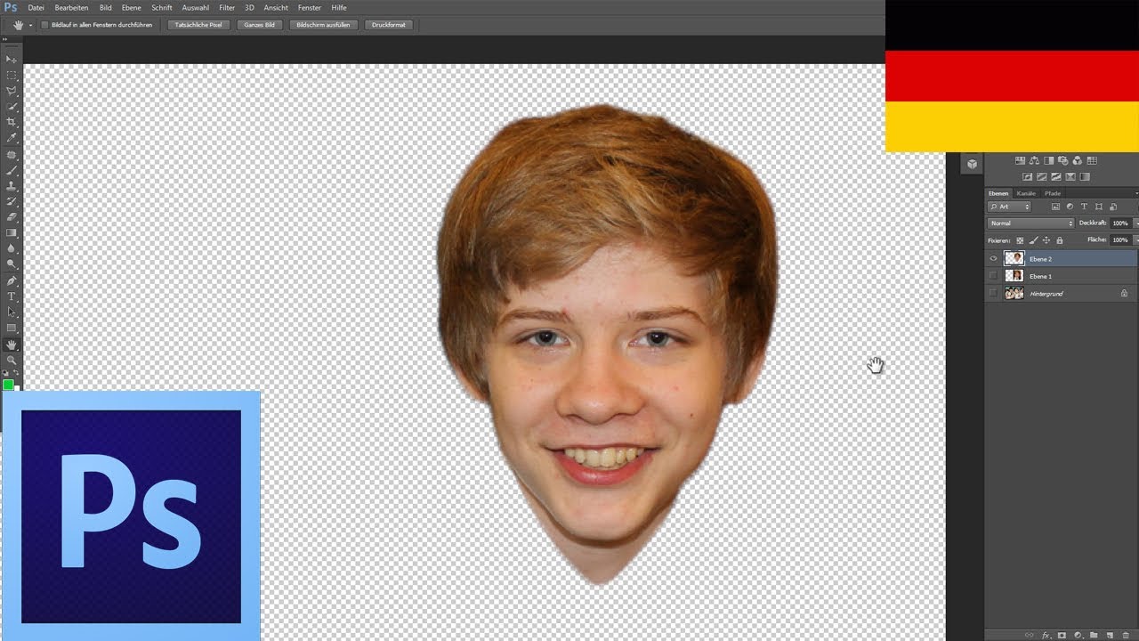 Tutorial Kopf In Anderes Bild Einfugen Mit Photoshop 6 German Youtube