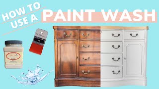 How to Lighten Wood WITHOUT Stain or Bleach | Buffett Dresser Flip |