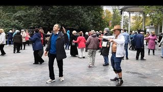 Зажигательные танцы в парке Сокольники. Для тех кому за... Танцплощадка в Сокольниках