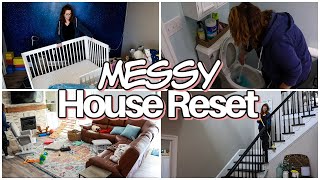 Massive House Reset Clean With Me 2023 Mom Life Cleaning Motivation