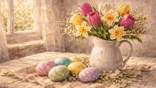 Spring Tulips & Daffodils Easter Still Life for Samsung Frame TV | 4K Wall Art screenshot 5