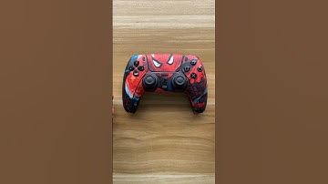 Spider-Man 2 Skin for PS5 DualSense Controller #gaming #ps5 #ps5controller #spiderman #shorts