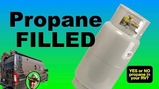 $6 PROPANE FILL. LIKE / HATE PROPANE? Fulltime #vanlife in Winnebago Travato Promaster conversion RV