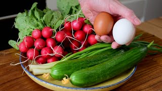 Iss diesen Gurkensalat zum Abendessen und du wirst nicht zunehmen Leckeres und gesundes Rezept ?