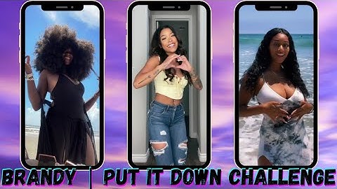 PUT IT DOWN CHALLENGE 💃🕺 tiktok trend dance compilation by {Creator @xkeemo} [Brandy | Put It Down]