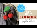 DIY FELT CHERRIES