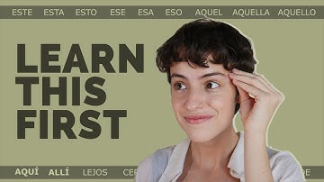 IF YOU WANT TO LEARN SPANISH WATCH THIS FIRST!! Must know, basic conversational vocabulary. || SAH