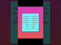 HTML Series - Day 3 #coding #html #lecture #series #youtube #youtubeshorts