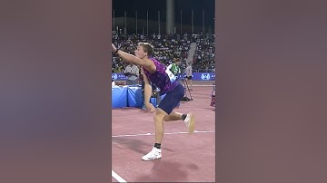 Just Thomas Rholer 🇩🇪 giving the cameraman 🎥 a scare 😮💪#DiamondLeague 💎 #athletics #javelin