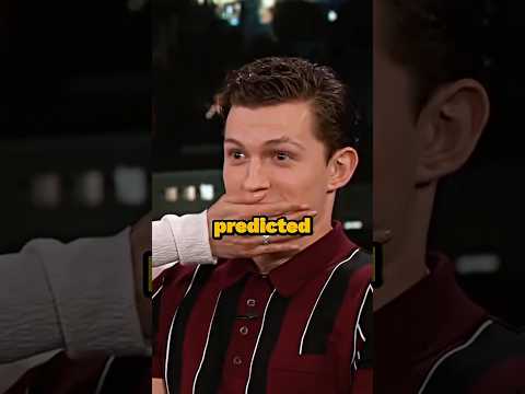 Tom Holland Predicted His Future AGAIN… #tomholland #zendaya #shorts