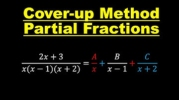 Cover-Up Method to Find Partial Fractions | OGE