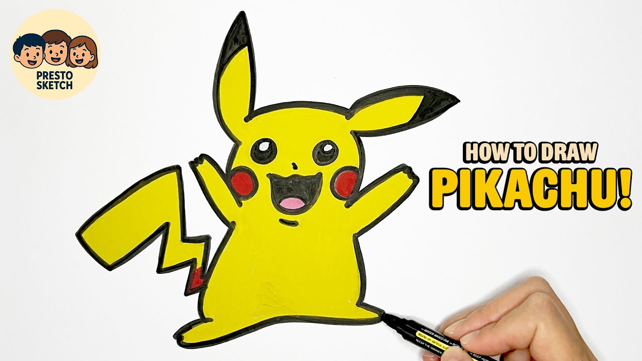 Урок по рисованию фан-арта Пикачу! ⚡ Простое пошаговое руководство