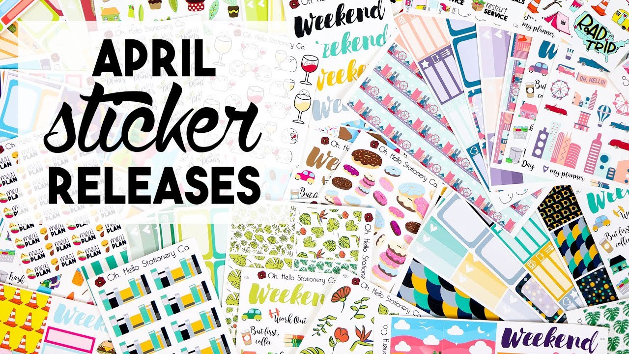 Hello Paril Sticker Oh, Hello Stationery April Sticker Releases - YouTube