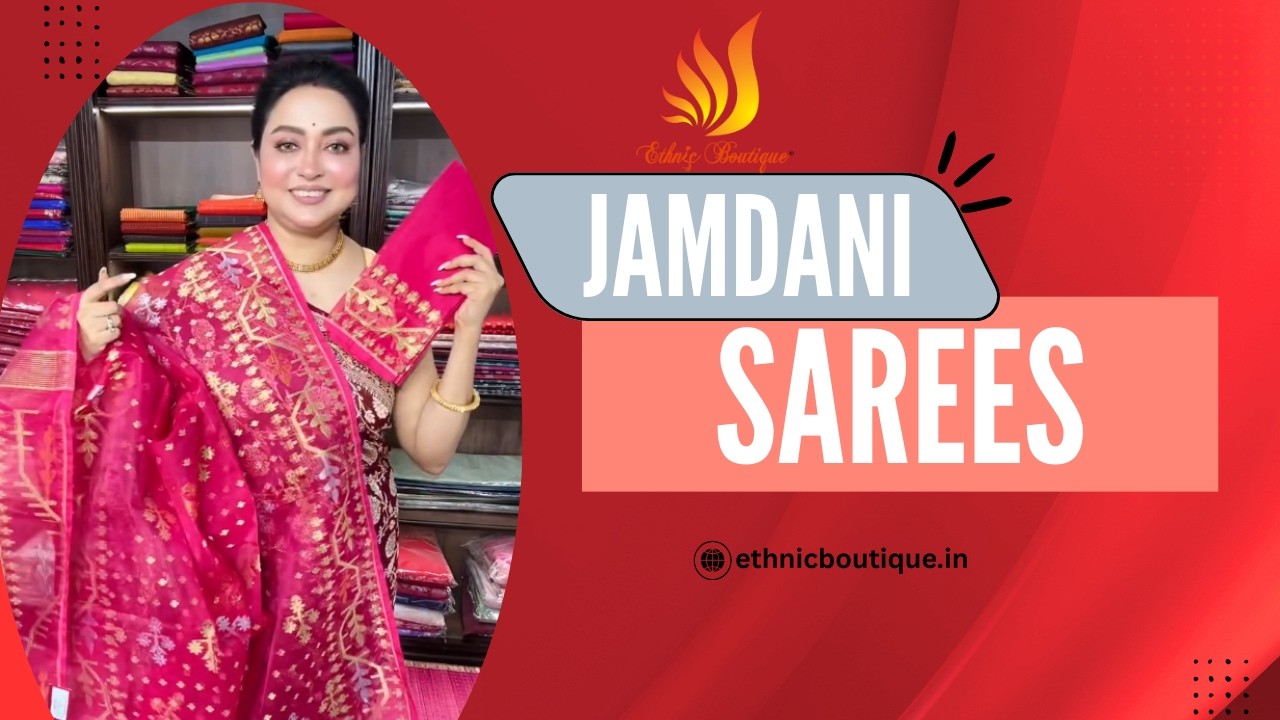 Jamdani Sarees✨💖II WhatsApp Booking No - 7003243793