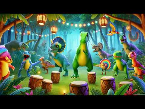 Dancing Dinosaurs In The Jungle Fun Kids Song Adventure Dancing Dinosaurs In The Jungle Fun Kids Song Adventure
