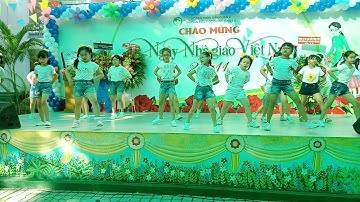 Văn nghệ chào mừng 20/11(3)- Năm học: 2020-2021 - Trường Tiểu học Giồng Ông Tố - Quận 2