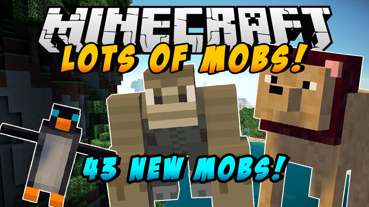 Minecraft Mods - LOTS OF MOBS! (43 New Mobs In Minecraft) - Minecraft