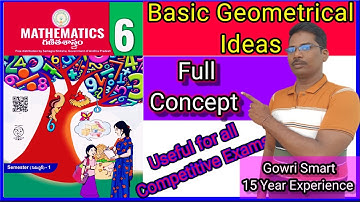 6th Class Maths New Syllabus|| Chapter-4|| Basic Geometrical Ideas Full Concept|| Must Watch Video