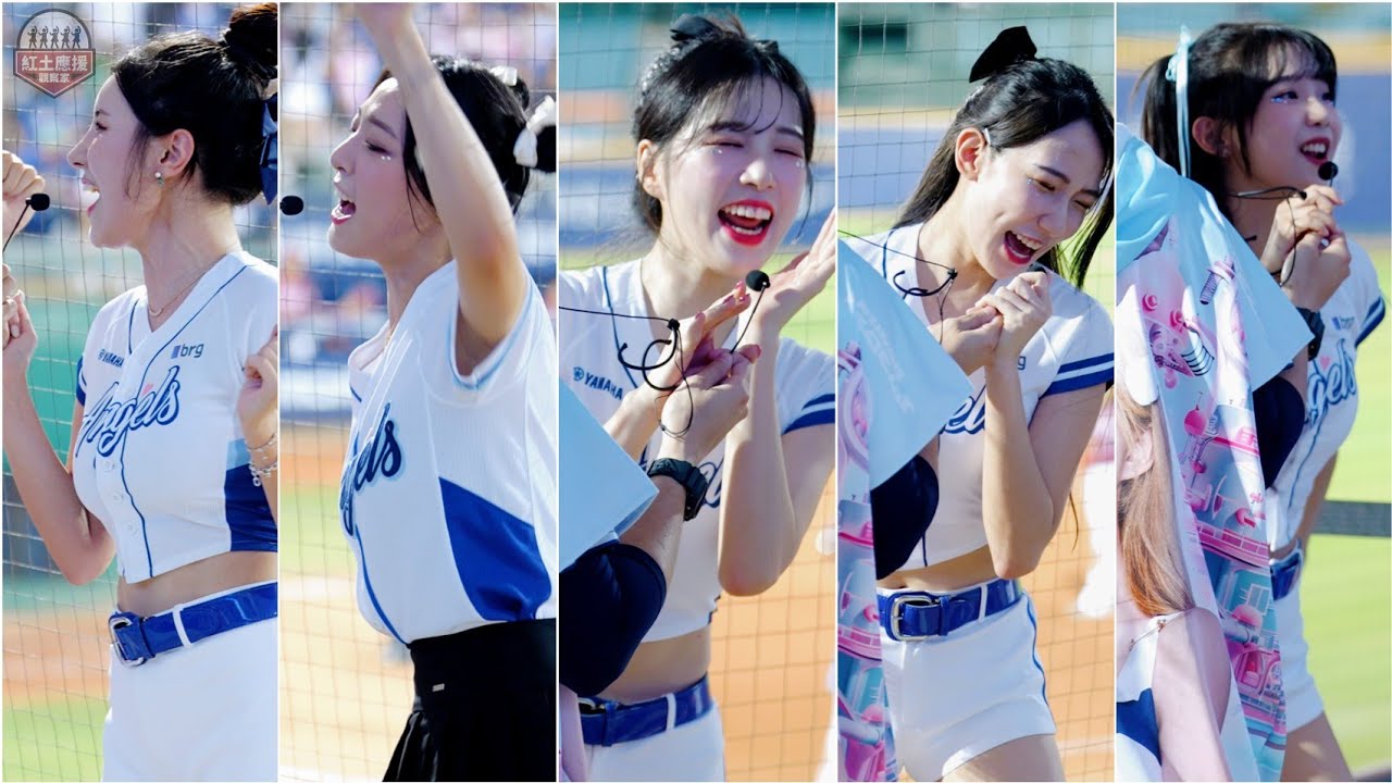 新莊大歌廳就是好玩 五位女孩接力搖咧搖咧超強一擊應援喊聲 這麼頂的體驗果然只有富邦悍將主場啊 #南珉貞 #李晧禎 #fubonangels #流量密碼